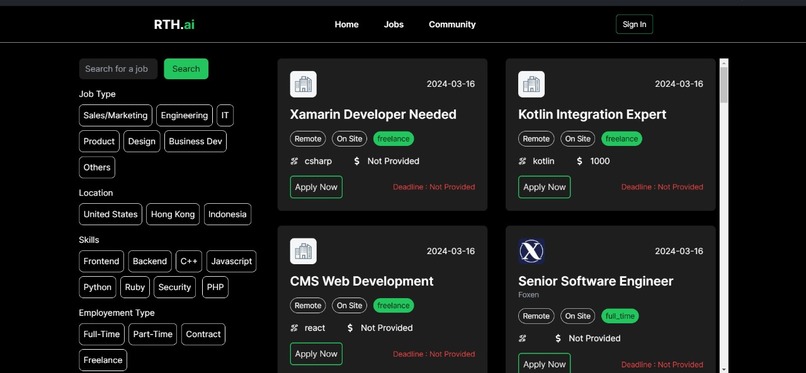 RemoteTalentHub.ai – screenshot 2