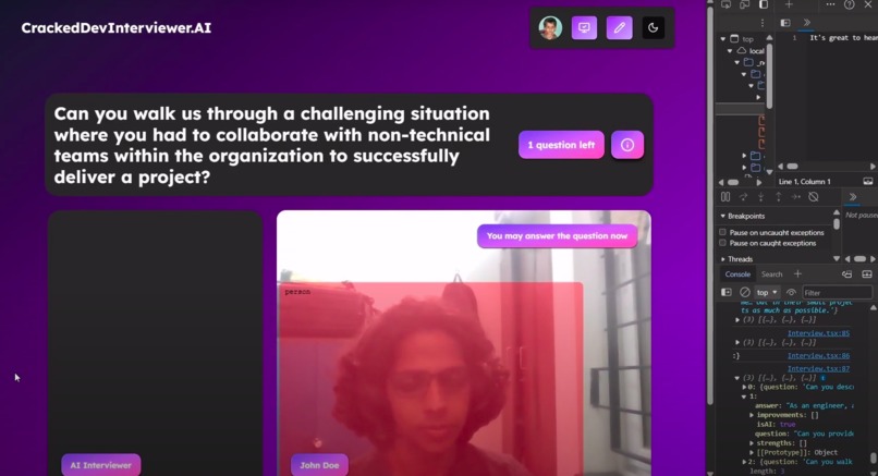 CrackedDevInterviewer.AI – screenshot 3