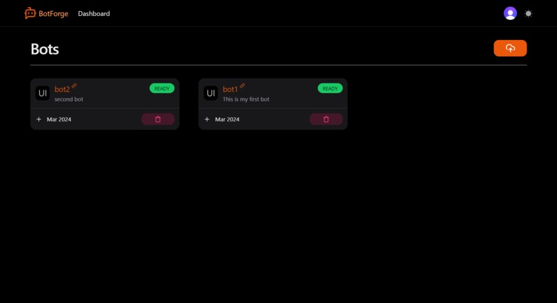 botforge – screenshot 2