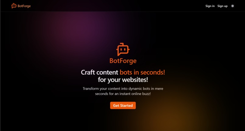 botforge – screenshot 1