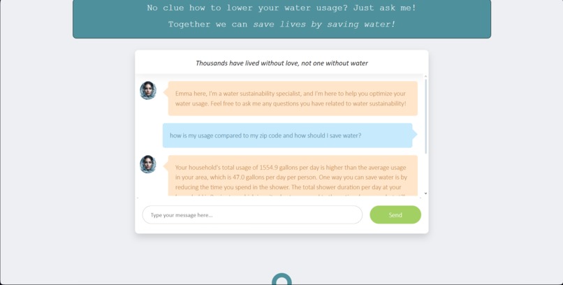 AquaSmart Solutions: AI-Powered Water Sustainability – screenshot 1