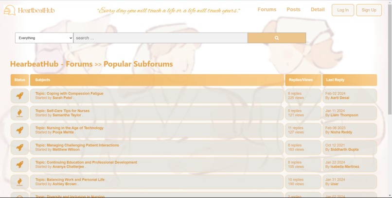 HeartbeatHub – screenshot 2