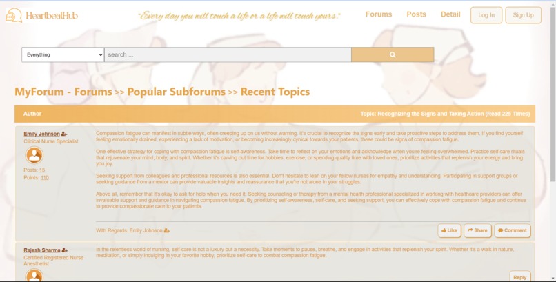 HeartbeatHub – screenshot 3