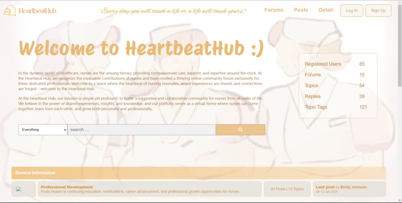 HeartbeatHub – screenshot 1