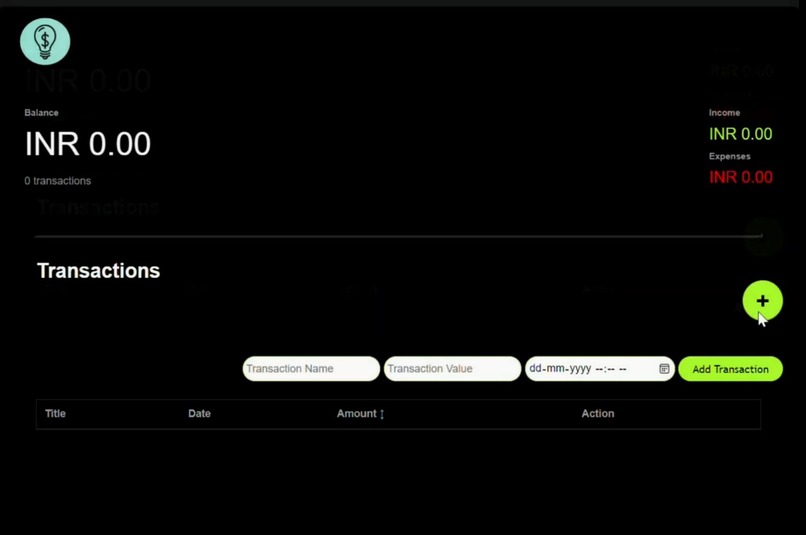Budget Tracker – screenshot 2