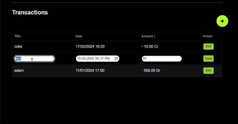 Budget Tracker – screenshot 3