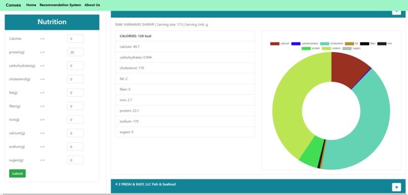 My Food Recommender – screenshot 1
