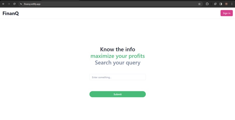 FinanQ – screenshot 1