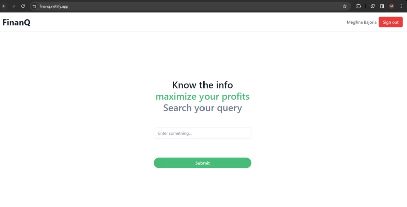 FinanQ – screenshot 2