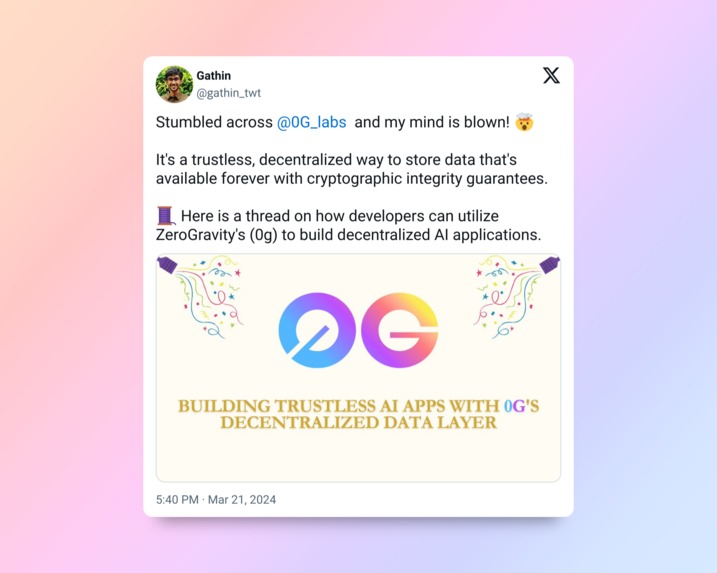 Twitter Thread on 0G by Gathin – screenshot 1