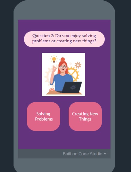 STEM Career Exploration Personality Quiz – screenshot 3