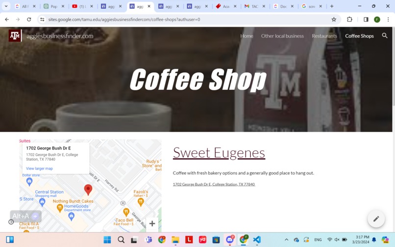 Aggie Business Finder – screenshot 1