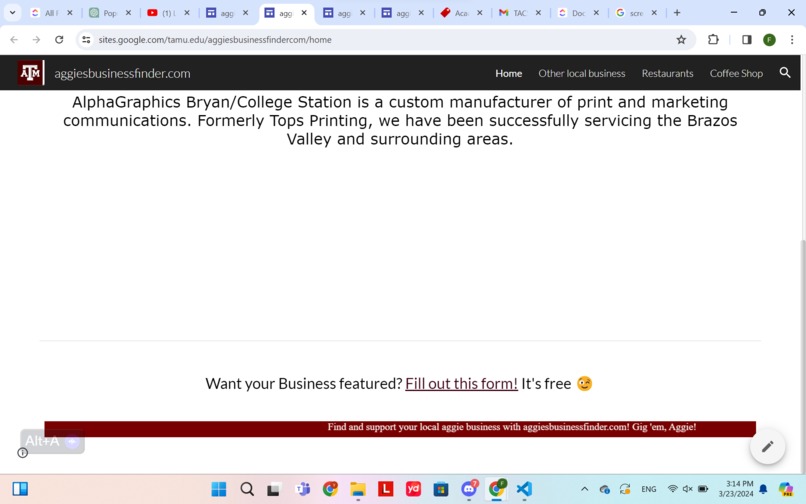 Aggie Business Finder – screenshot 4
