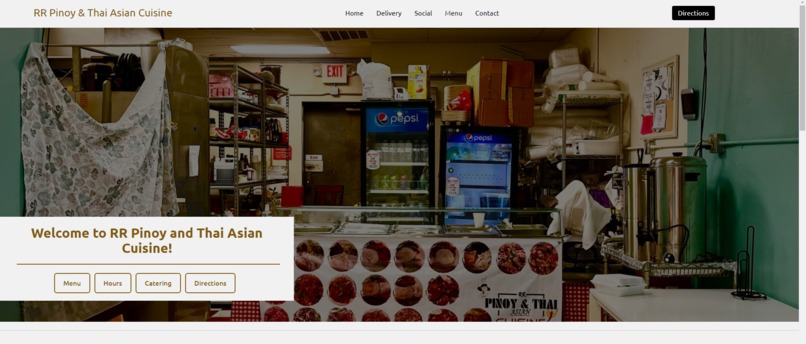 RR Pinoy Thai Cuisine Notion Website – screenshot 3