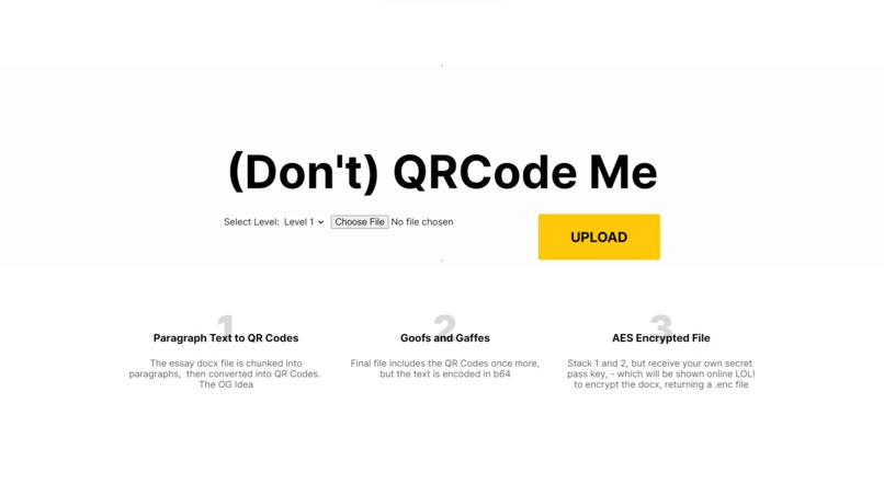 Don't QRCode Me!  – screenshot 1