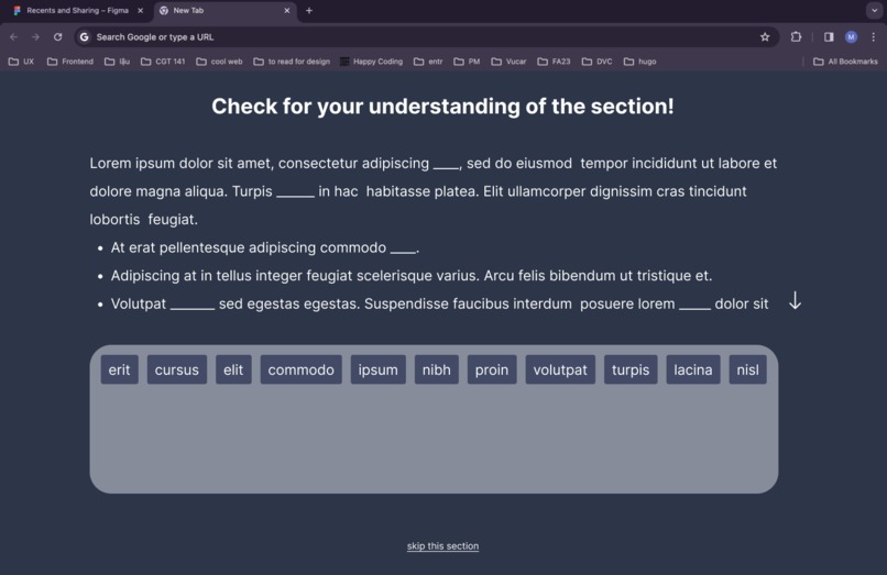 A-RAT: Academic Reading Assistant Tool – screenshot 4