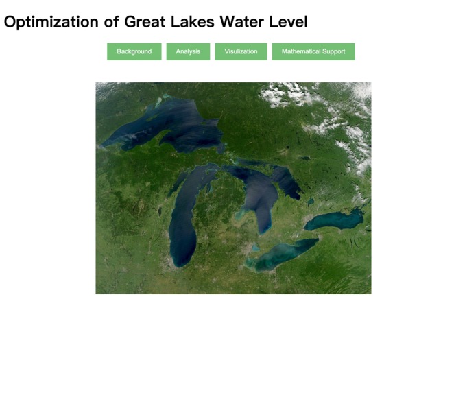 Optimization of Great Lakes Water Level – screenshot 5