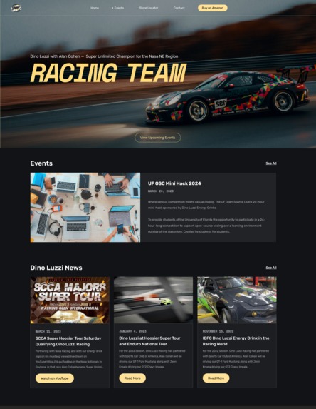 Dino Luzzi Website Redesign – screenshot 4