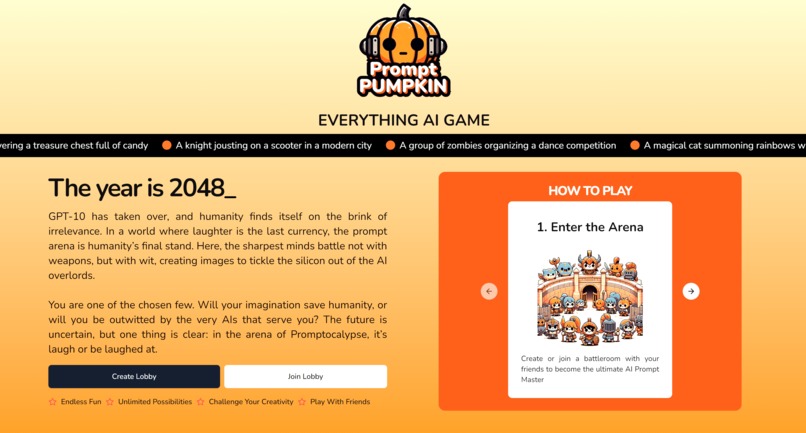 Prompt Pumpkin – screenshot 1