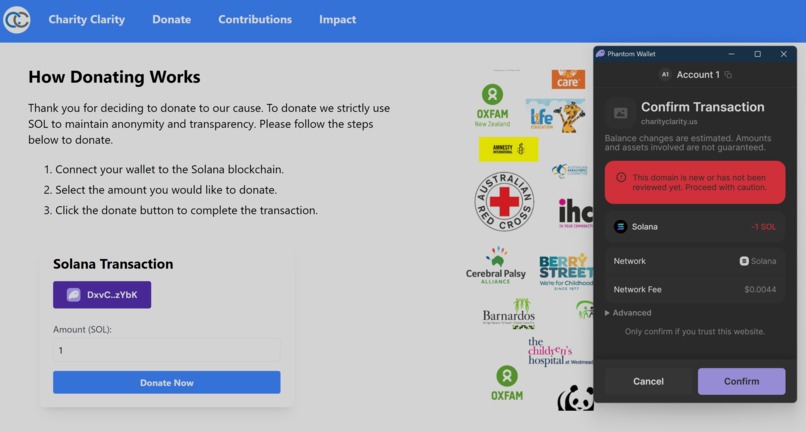 Charity Clarity – screenshot 7