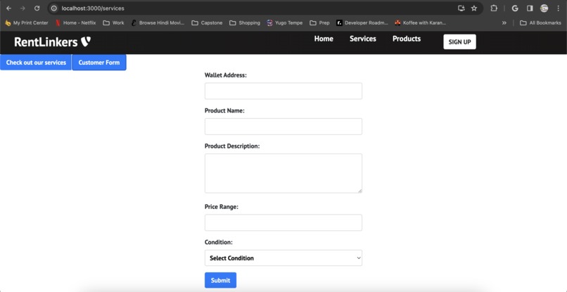 rentLinkers – screenshot 1