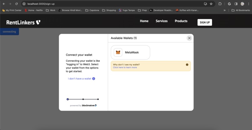 rentLinkers – screenshot 2