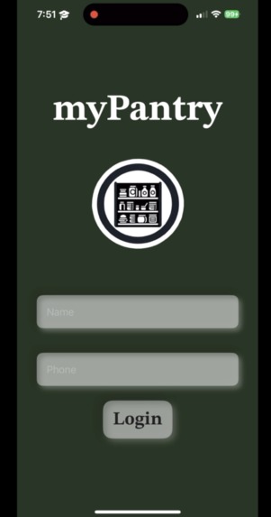 myPantry – screenshot 1