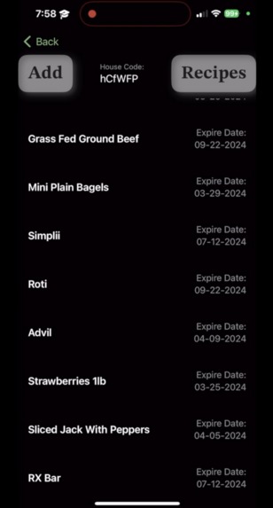 myPantry – screenshot 3