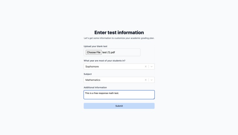 EvaluAI – screenshot 2