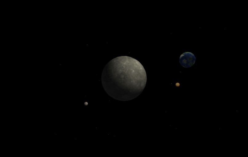 Orbit 3-dimention planet simulation – screenshot 1