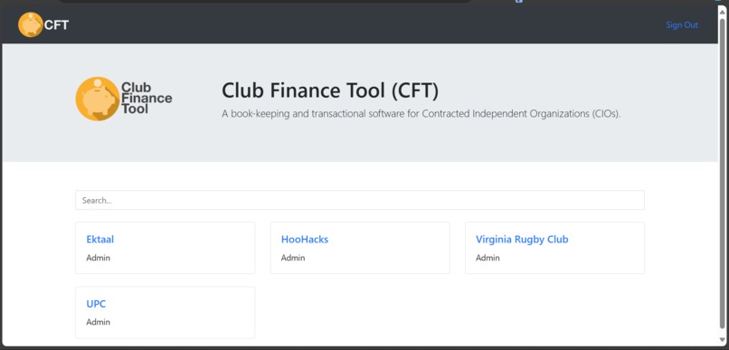 Club Finance Tool – screenshot 4