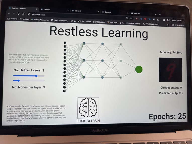 Restless Learning – screenshot 2