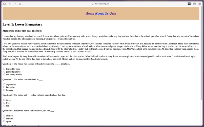 Hoos Reading – screenshot 2