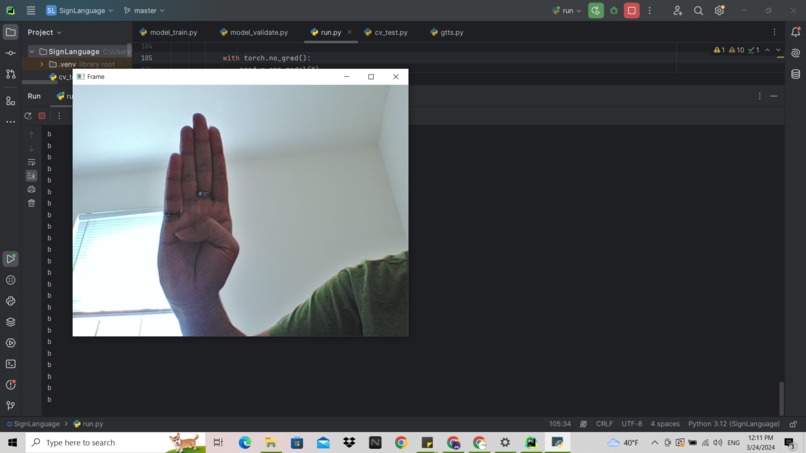 Sign Language Interpreter – screenshot 1