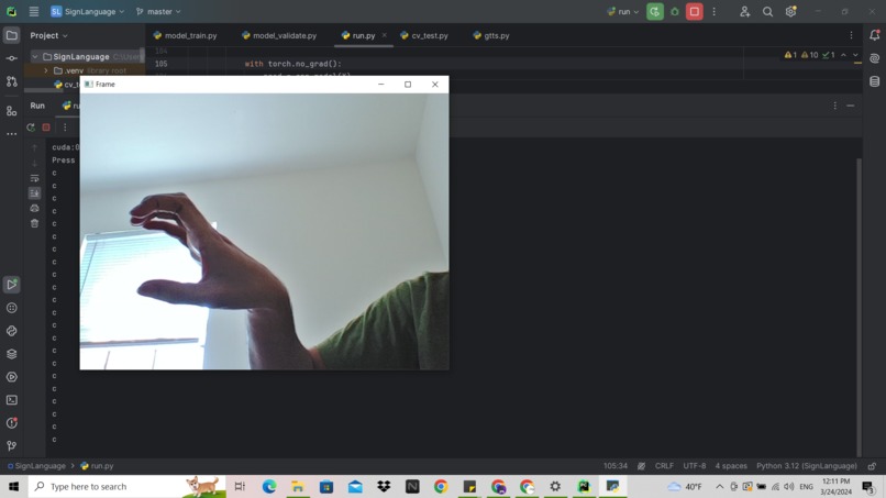 Sign Language Interpreter – screenshot 2