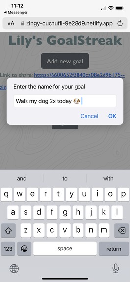 GoalStreak – screenshot 7