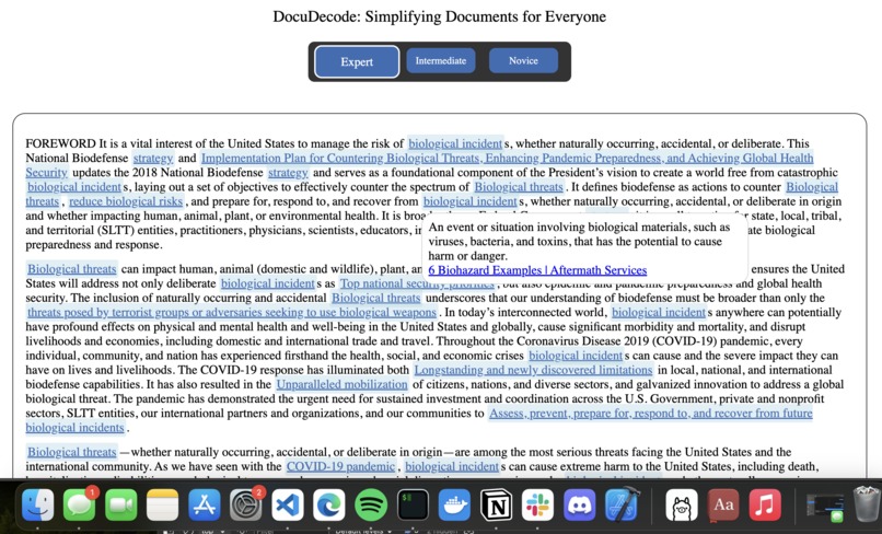 DocuDecode – screenshot 1