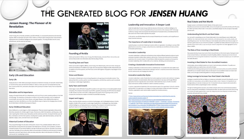 Brave is all Mistral need for Automatic Blog Generation – screenshot 4