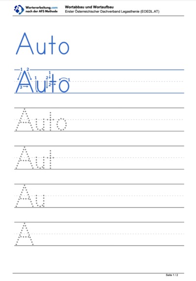 Worterarbeitung - Wordformulation – screenshot 2