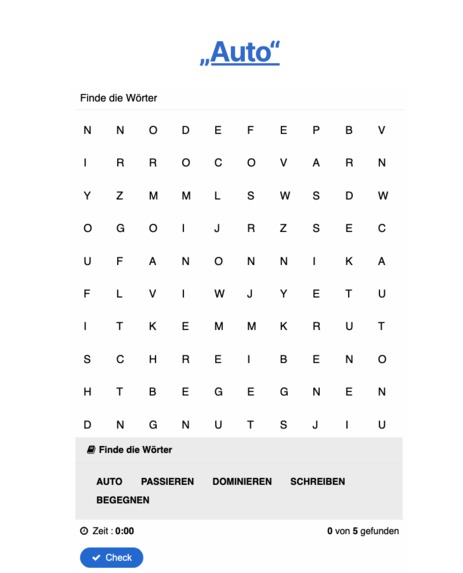 Worterarbeitung - Wordformulation – screenshot 3