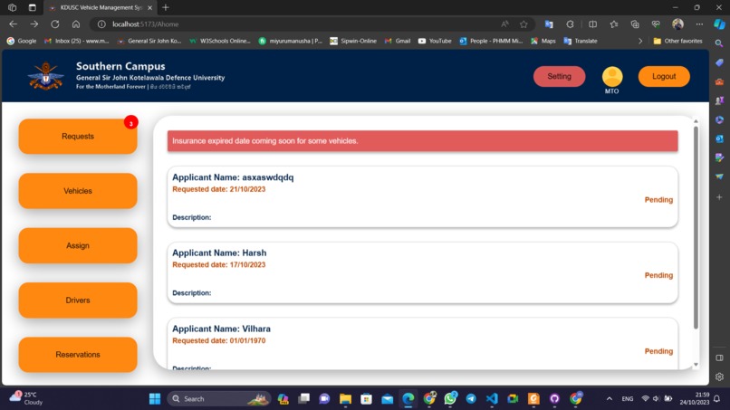 KDU_TMS – screenshot 2