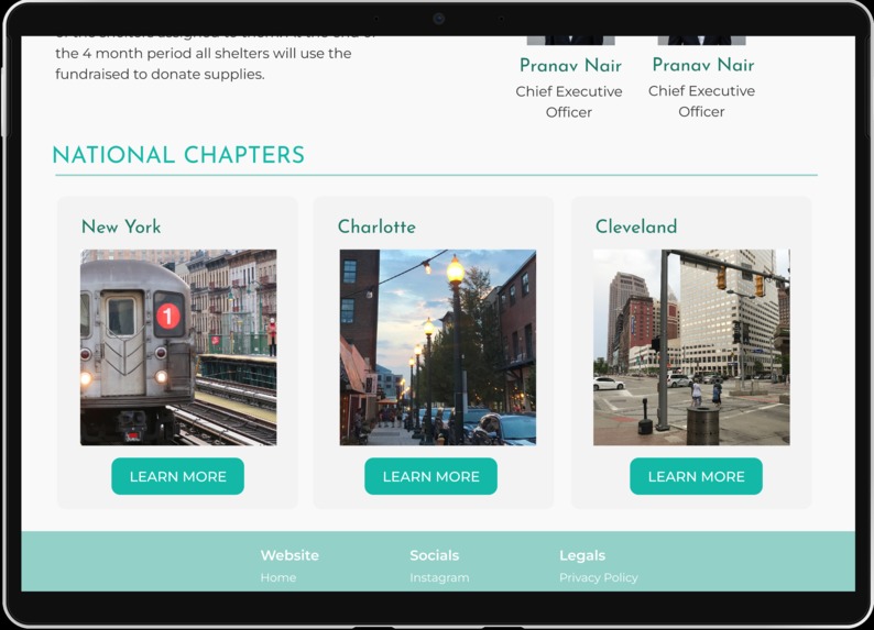 Help Homeless Inc Redesign – screenshot 5