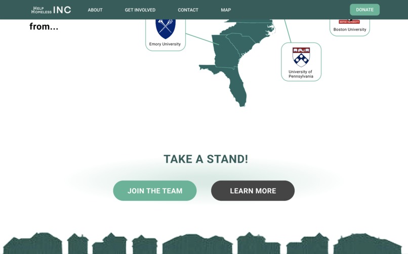 Help Homeless Inc Redesign – screenshot 5