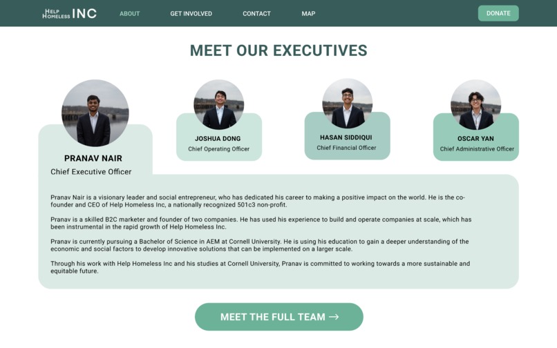 Help Homeless Inc Redesign – screenshot 8