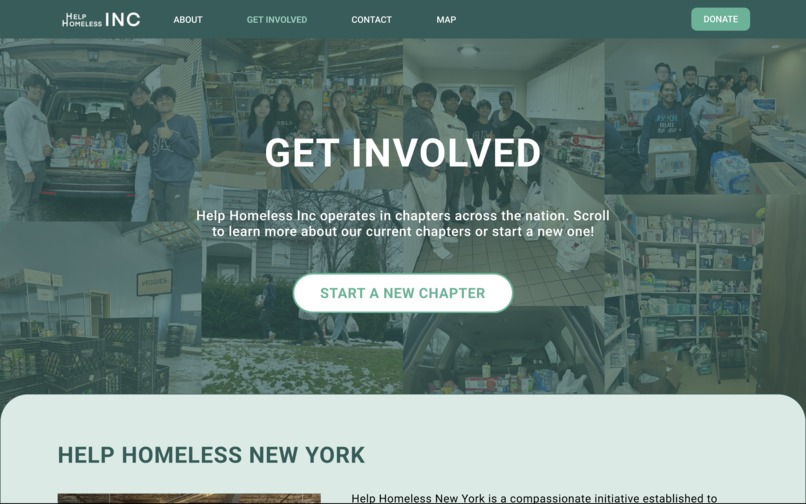 Help Homeless Inc Redesign – screenshot 9