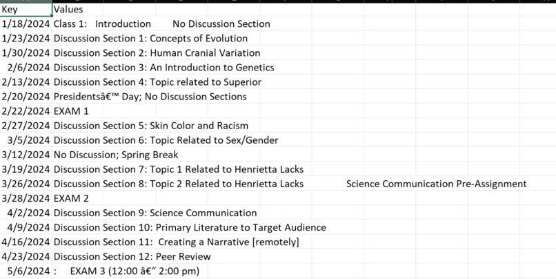 Syllabus to Calander File  – screenshot 1