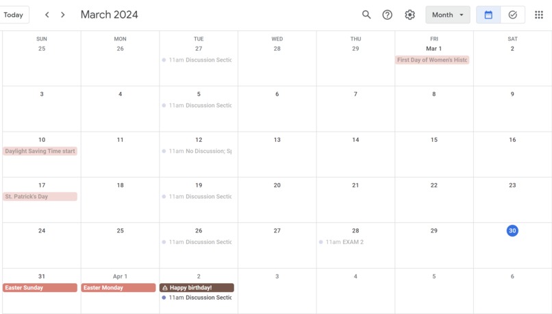 Syllabus to Calander File  – screenshot 3