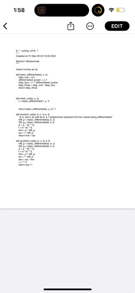 FXN of Med: Intuit and Explore thru Derivatives – screenshot 2