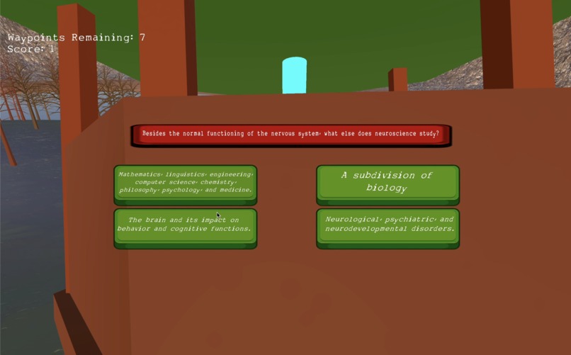 Memory Lane: A Method of Loci Inspired Study Tool – screenshot 1