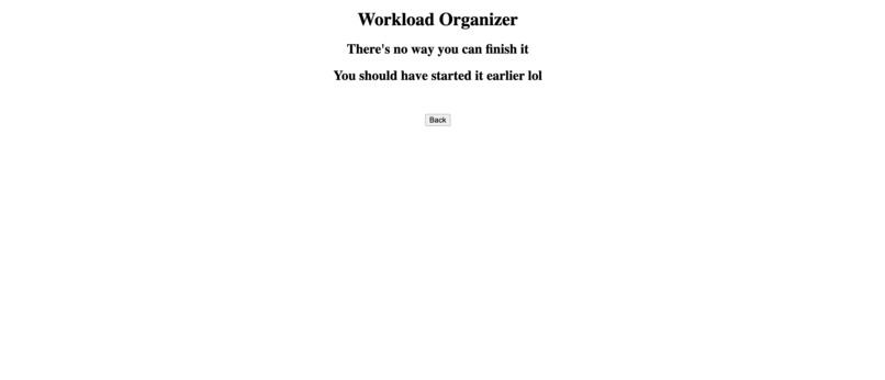 Workload Organizer – screenshot 3